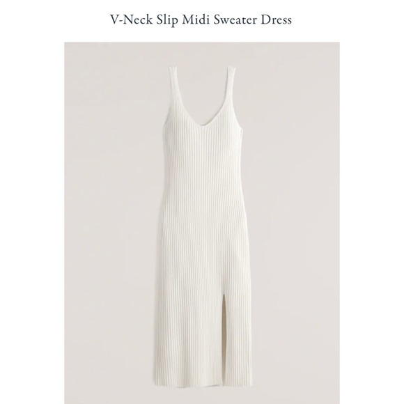 Vneck Slip Sweater Dress | Poshmark